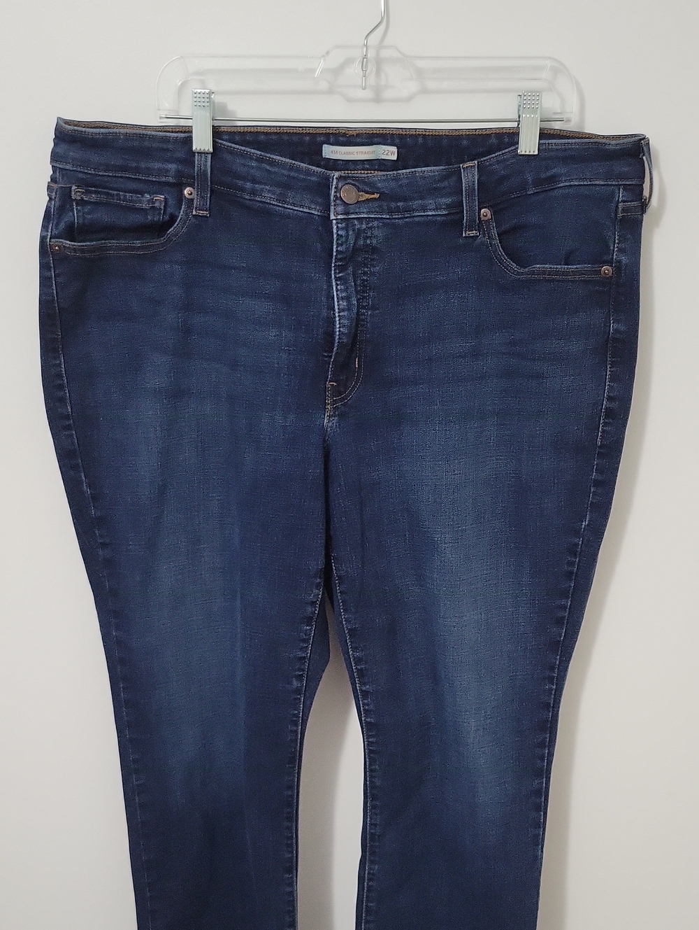 Levi's 414 Classic Straight Jeans, Size 22W - Picture 4 of 8